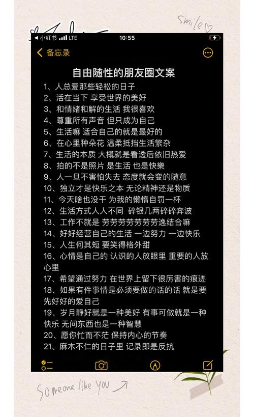 生活惊喜发现_小红书爆火文案_随性短文案